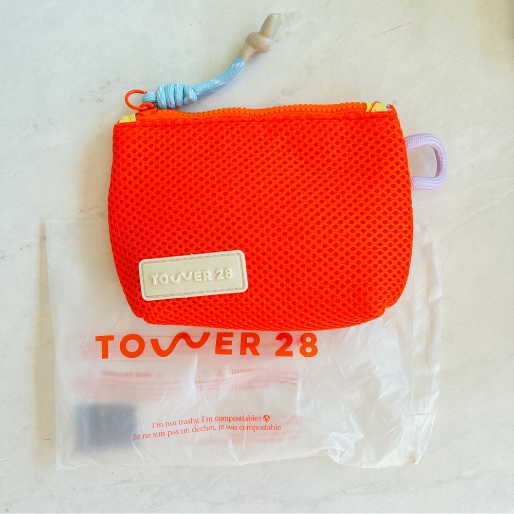 Tower 28 SOS (Store. Our. Stuff.) Makeup pouch Bag. Brand new in packaging
